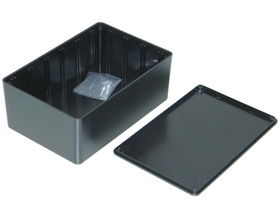 5.9in  X 3.9in X 2.36in  Black Plastic Box Enclosure